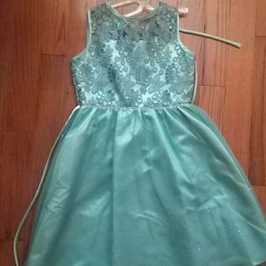 Teal dress